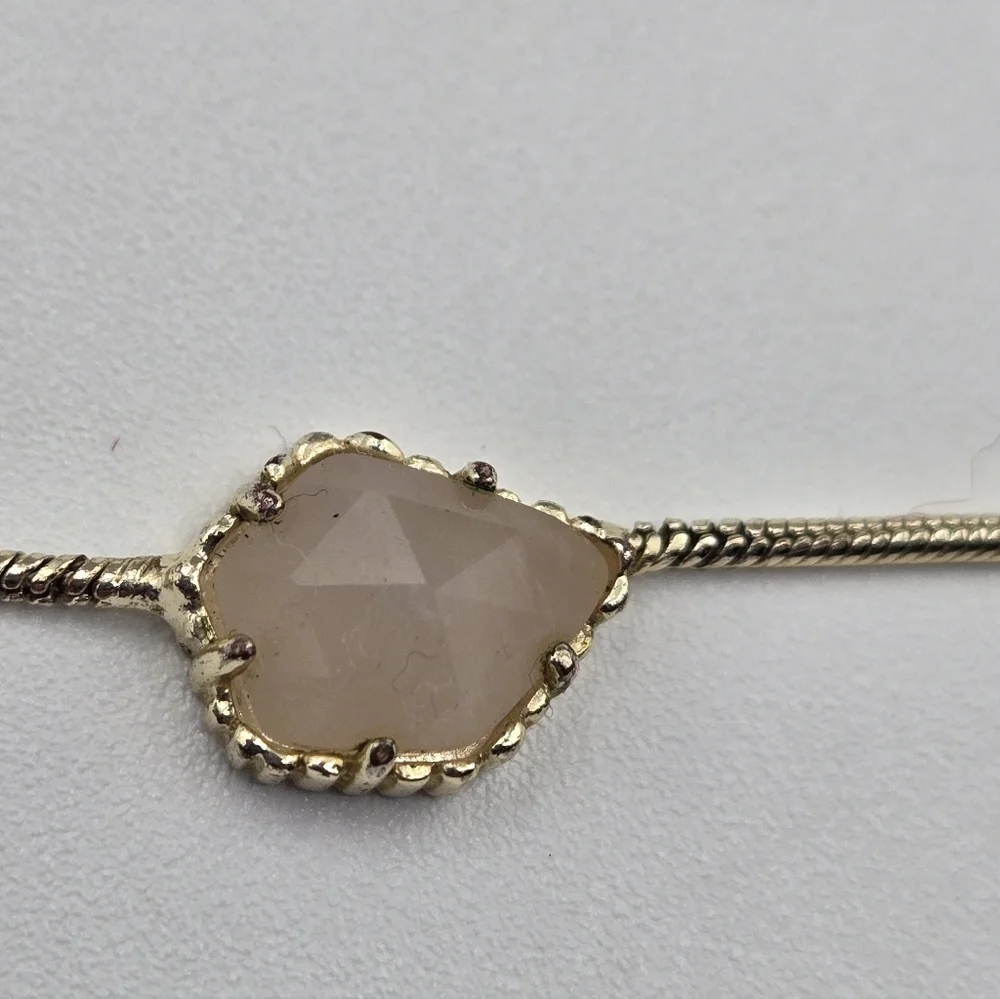KENDRA SCOTT  Tess Pendant Necklace  Irredescent Druzy Gold Plates